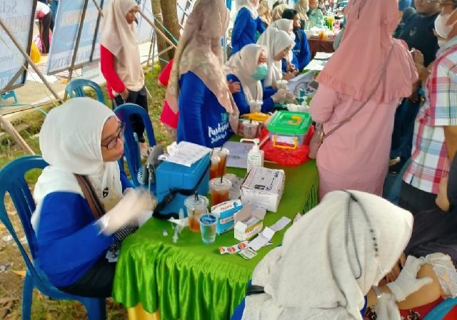 Semarakkan HKN ke-58, Dinkes Inhil Gelar Pemeriksaan Kesehatan Secara Gratis