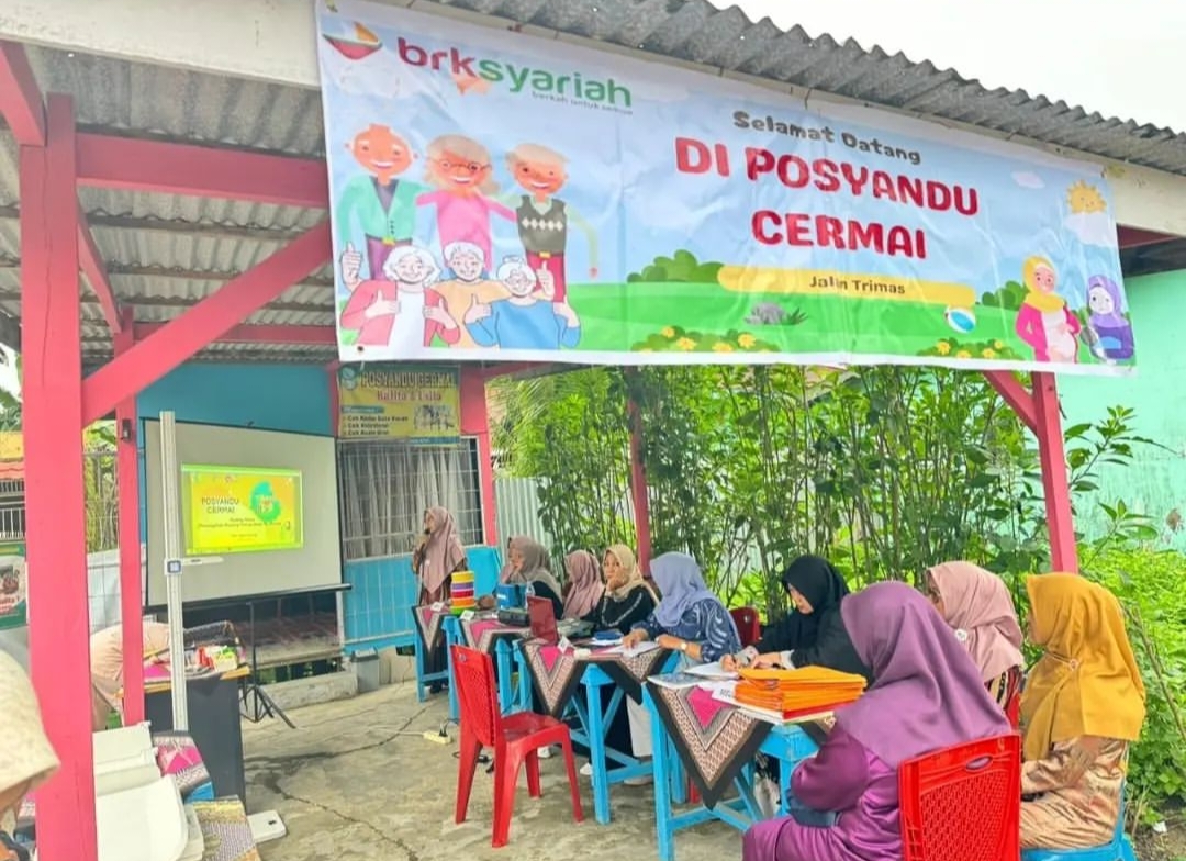 Tim Dinkes Inhil Gelar Penilaian Kader Posyandu Berprestasi di Posyandu Cermai