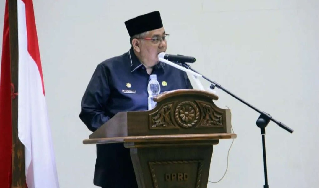 DR. H. Ferryandi Pimpin Rapat Paripurna Dalam Rangka Penyampaian 6 Rancangan Peraturan Daerah Kabupaten Inhil