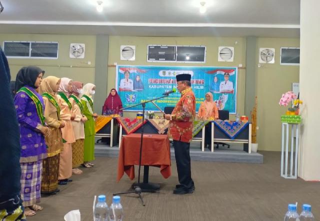 Bupati HM Wardan Kukuhkan Duta Stunting se-Inhil