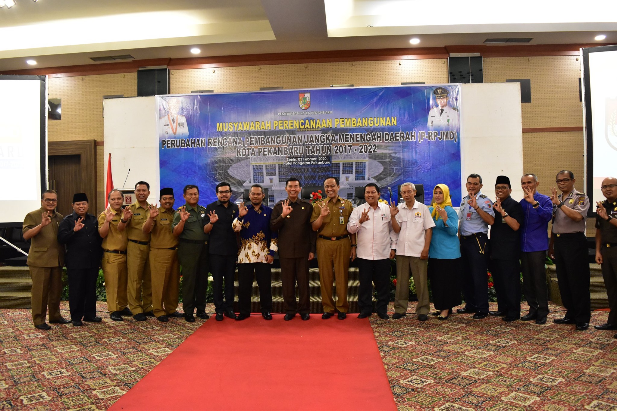 Dibuka Oleh Walikota, Pimpinan dan Anggota DPRD Pekanbaru Hadiri RPJMD 2017-2022