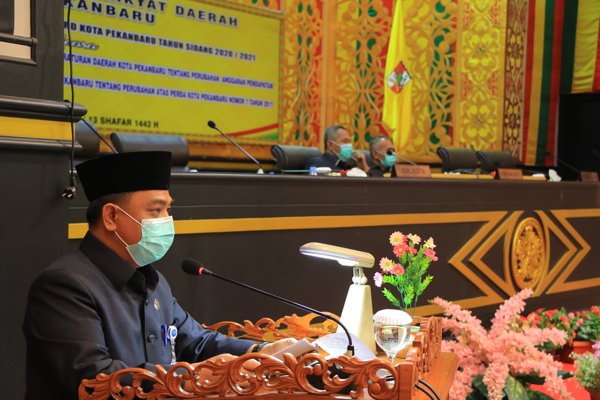 DPRD Pekanbaru Gelar Rapat Paripurna, Bahas Pengesahan APBD Perubahan TA 2020