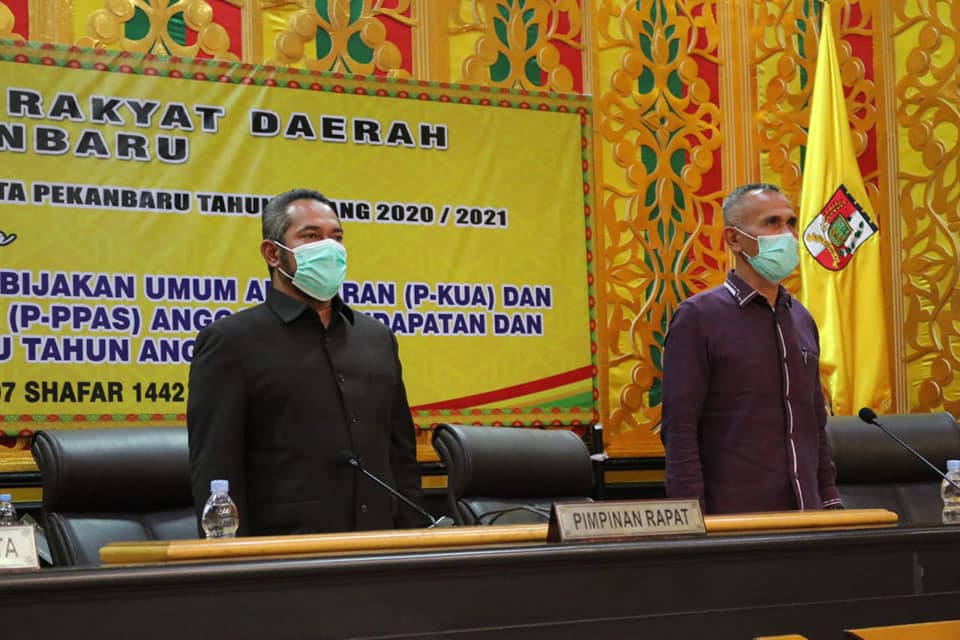 Penandatanganan KUA-PPAS Perubahan APBD Pekanbaru Tahun 2020 Rampung