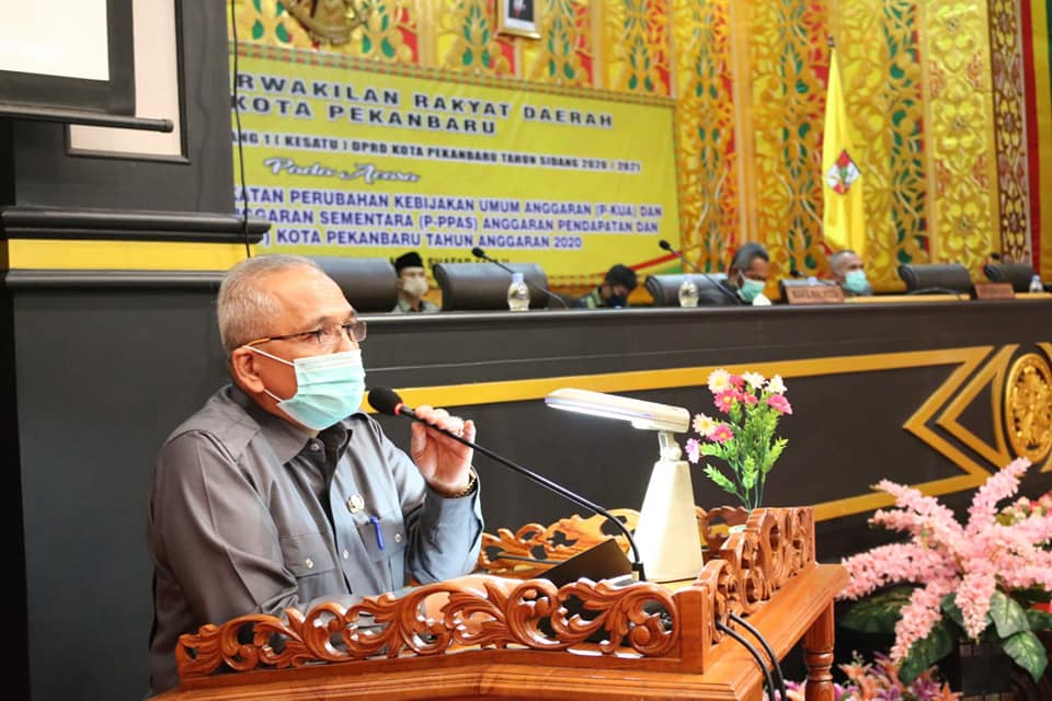 Penandatanganan KUA-PPAS Perubahan APBD Pekanbaru Tahun 2020 Rampung