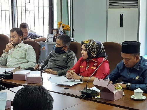 Bersama PLN, Komisi IV DPRD Pekanbaru Hearing Terkait Tower Sutet Muara Fajar