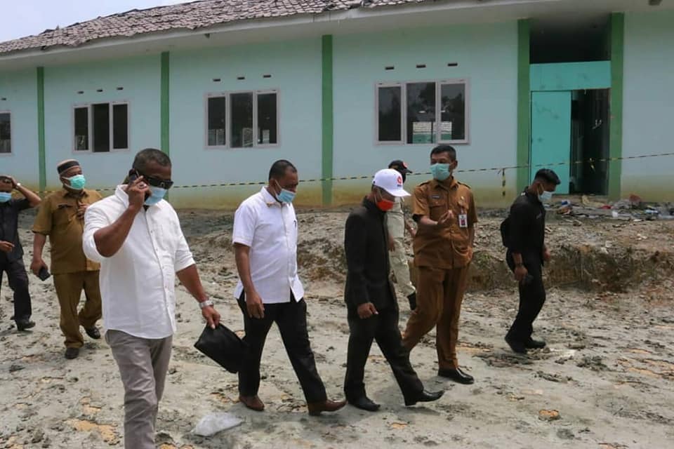 Komisi IV DPRD Pekanbaru Tinjau Semburan Gas di Tenayan Raya