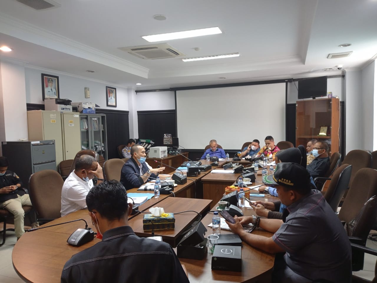 Bahas Soal Tunggakan Listrik Lampu PJU, Komisi IV DPRD Pekanbaru Hearing Dishub