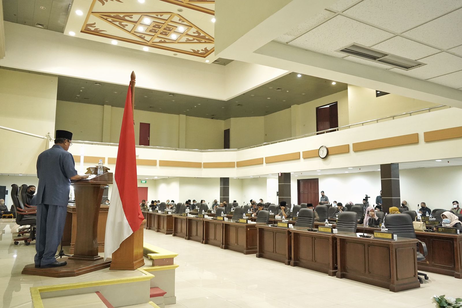 DPRD Inhil Taja Rapat Paripurna Terkait Pembahasan KUA, PPAS, dan APBD Inhil 2022