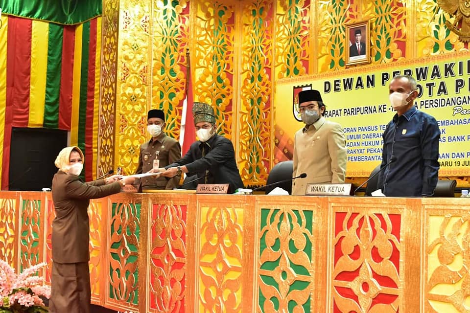 Usulan dari Pemko, DPRD Pekanbaru Bahas Perubahan Perda Covid-19