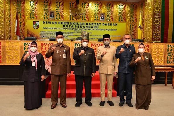 Usulan dari Pemko, DPRD Pekanbaru Bahas Perubahan Perda Covid-19