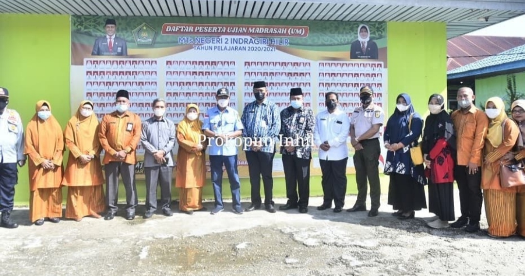 Wabup Inhil Pantau Pelaksanaan Sosialisasi PTM di Kota Tembilahan