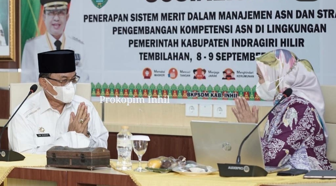 Bupati Buka Sosialisasi Penerapan Sistem Merit Manajemen ASN di Inhil