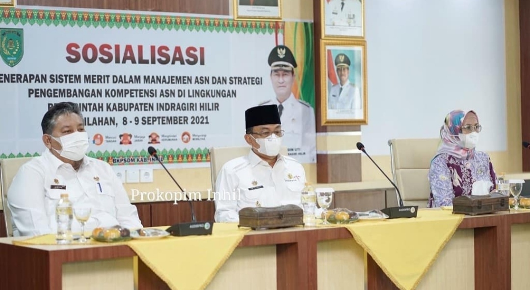 Bupati Buka Sosialisasi Penerapan Sistem Merit Manajemen ASN di Inhil
