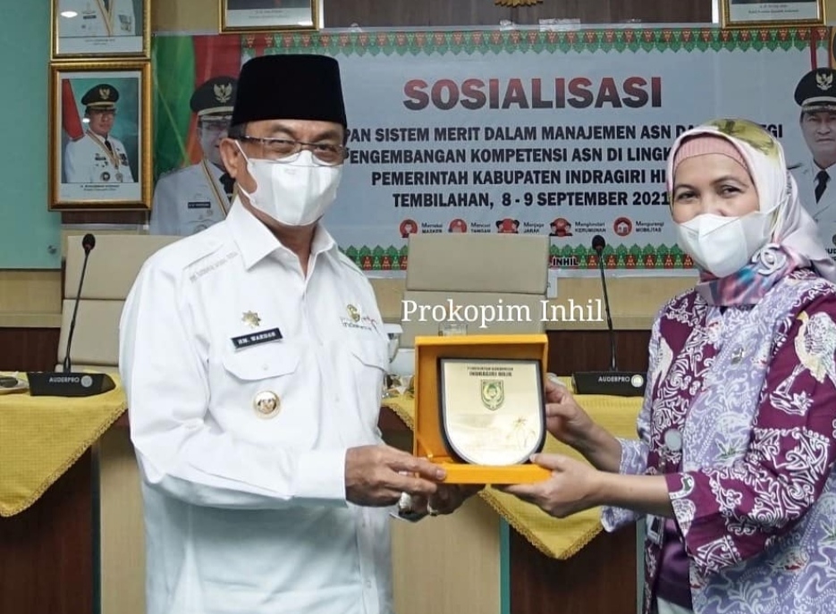 Bupati Buka Sosialisasi Penerapan Sistem Merit Manajemen ASN di Inhil