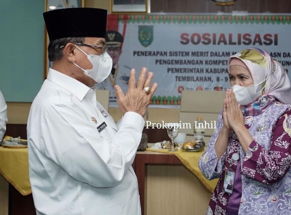 Bupati Buka Sosialisasi Penerapan Sistem Merit Manajemen ASN di Inhil
