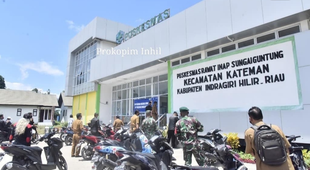 Tinjau Vaksinasi dan Fasilitas Kesehatan, Wabup Inhil Kunker ke Kateman