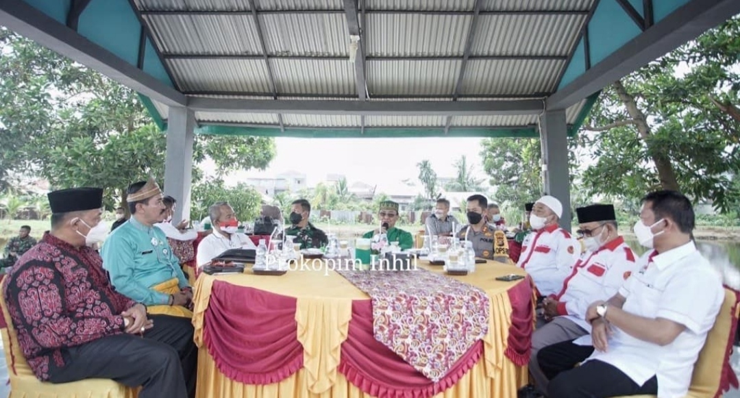 Bupati HM Wardan Sambut Kedatangan Kesbangpol dan FPK Provinsi Riau
