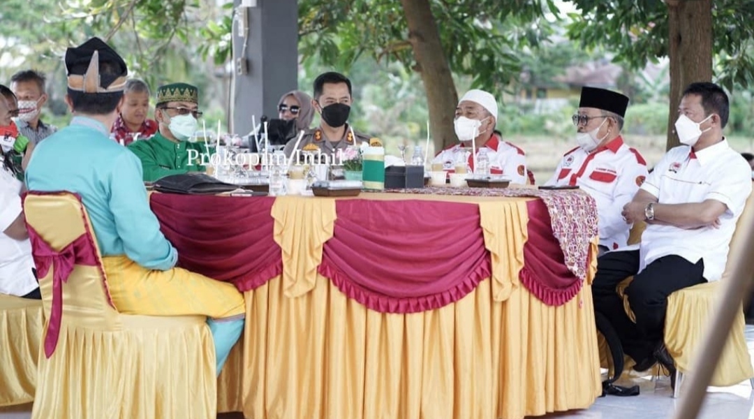 Bupati HM Wardan Sambut Kedatangan Kesbangpol dan FPK Provinsi Riau
