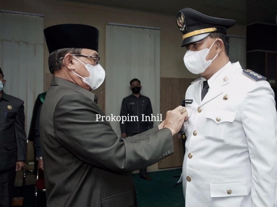 HM Wardan Lantik Pejabat Administrator di Lingkungan Pemkab Inhil