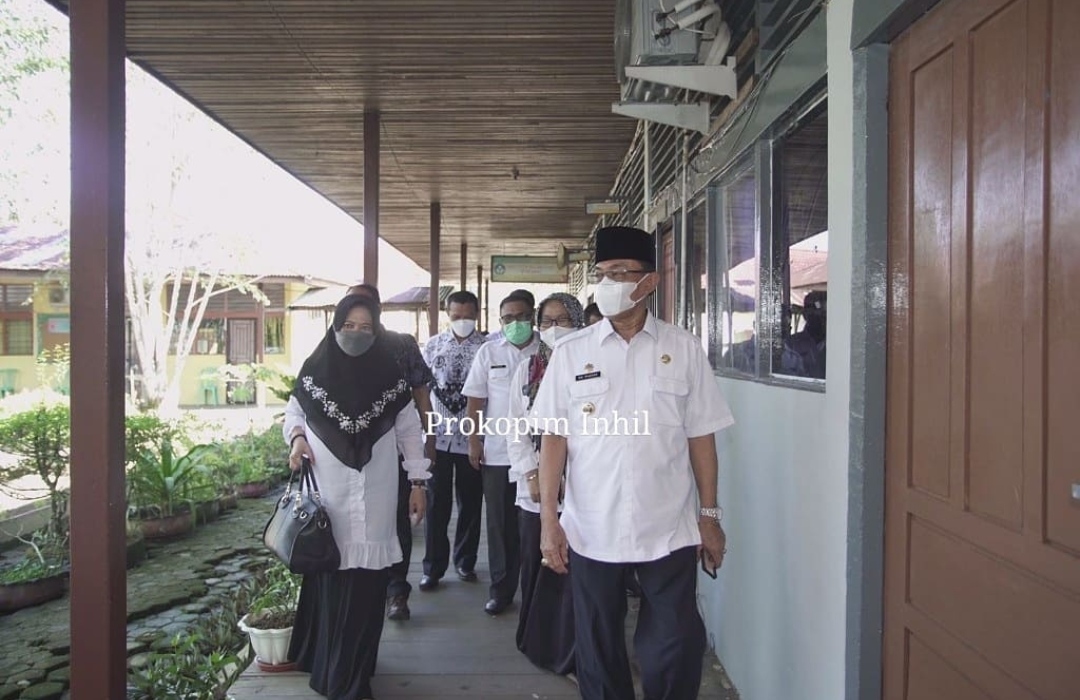 Bupati Inhil HM Wardan Tinjau Pelaksanaan Tes P3K