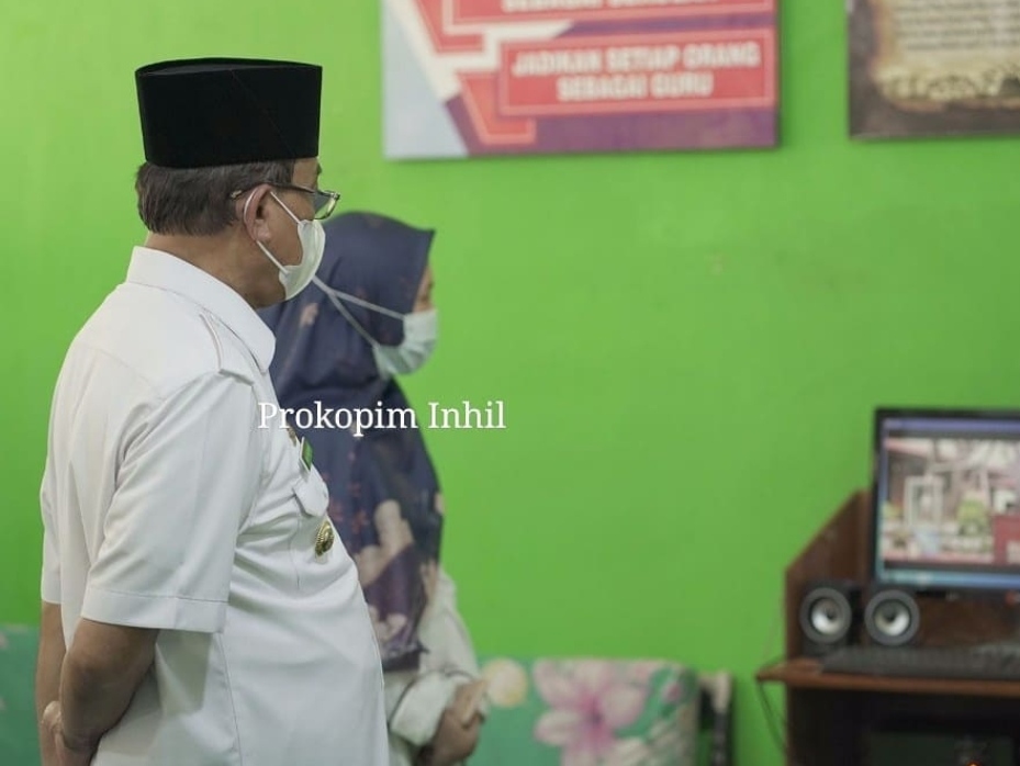 Bupati Inhil HM Wardan Tinjau Pelaksanaan Tes P3K