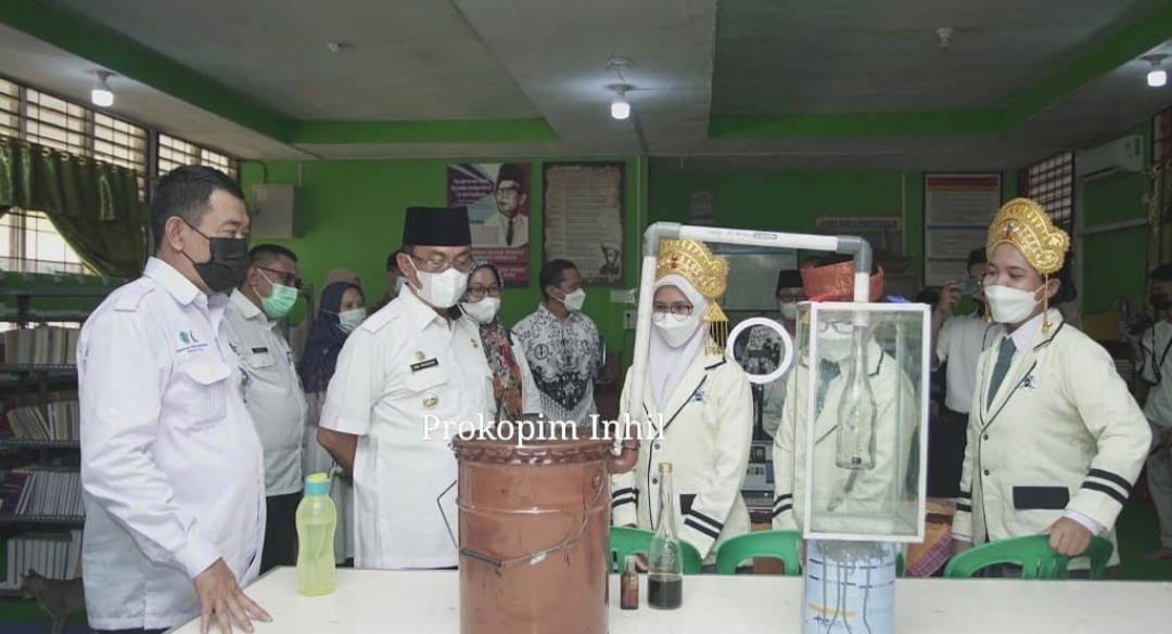 Bupati Inhil HM Wardan Tinjau Pelaksanaan Tes P3K