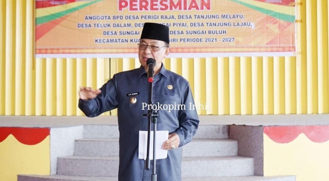 Bupati HM Wardan Harapkan BPD Harus Bisa Memahami dan Melaksanakan Tupoksinya