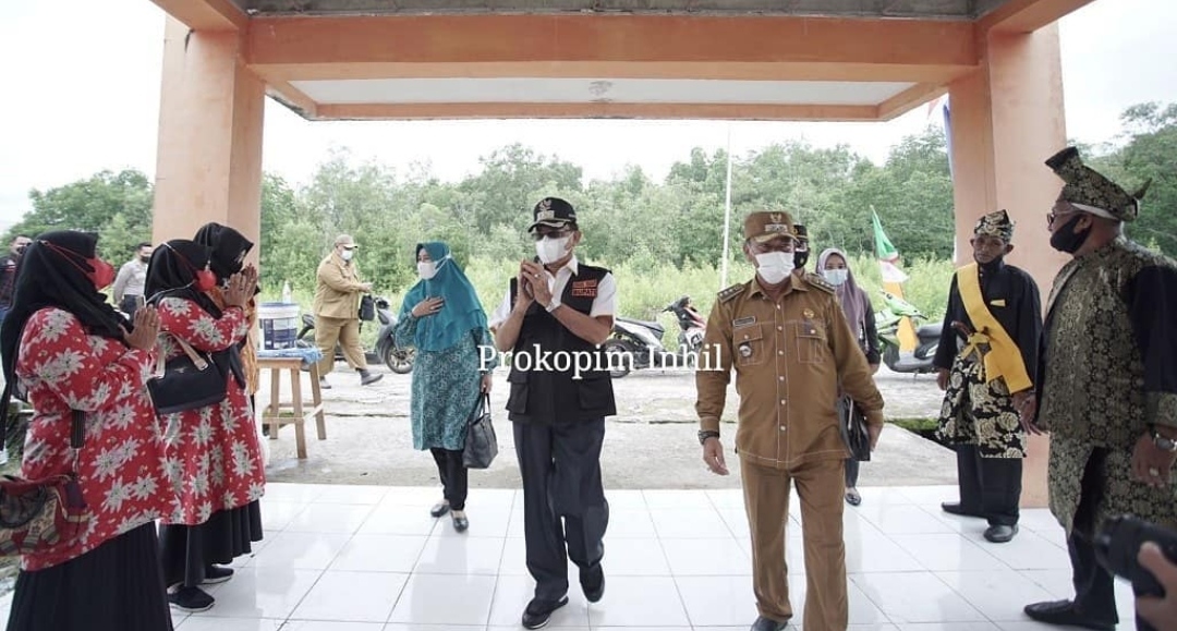 Bupati Inhil Lantik Ketua dan Anggota Serta Resmikan BPD Sekecamatan Concong