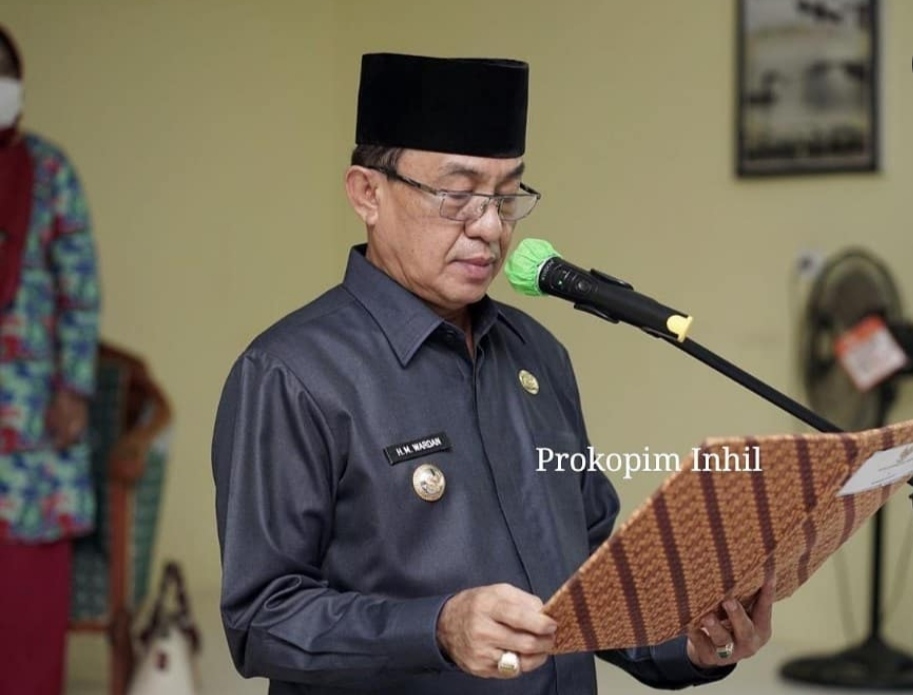 Bupati Inhil Lantik Ketua dan Anggota Serta Resmikan BPD Sekecamatan Concong