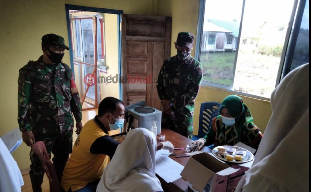 Dinkes Inhil Melalui UPT Puskesmas Sungai Piring Terus Gencarkan Vaksinasi Pelajar