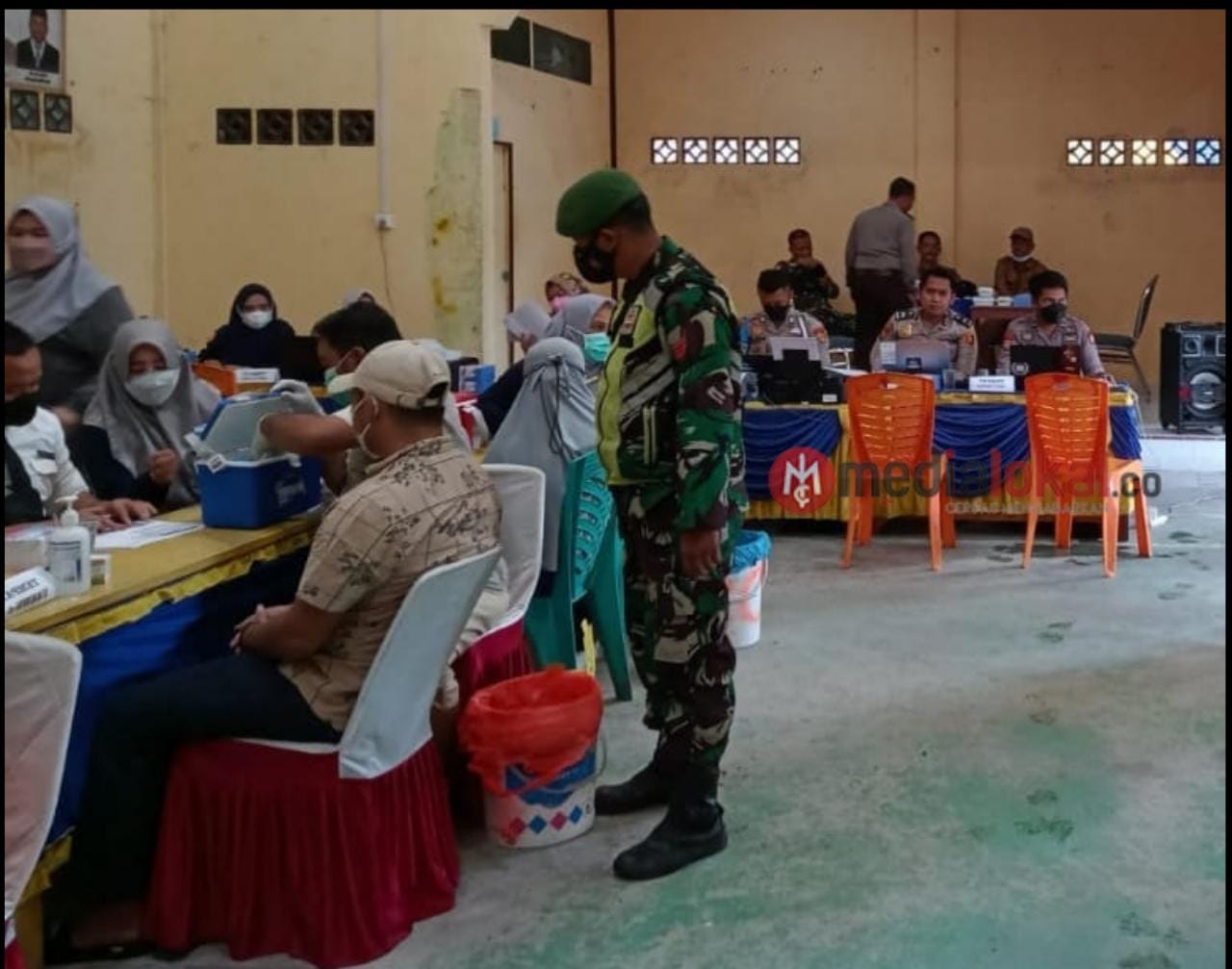 UPT Puskesmas Air Tawar Selenggarakan Vaksinasi Covid-19 Astra Zeneca