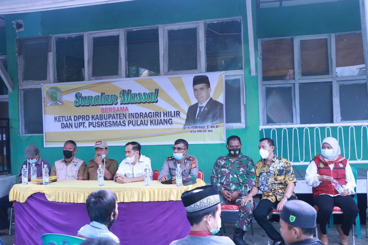 UPT Puskesmas Pulau Kijang Laksanakan Khitanan Massal Gratis untuk Masyarakat