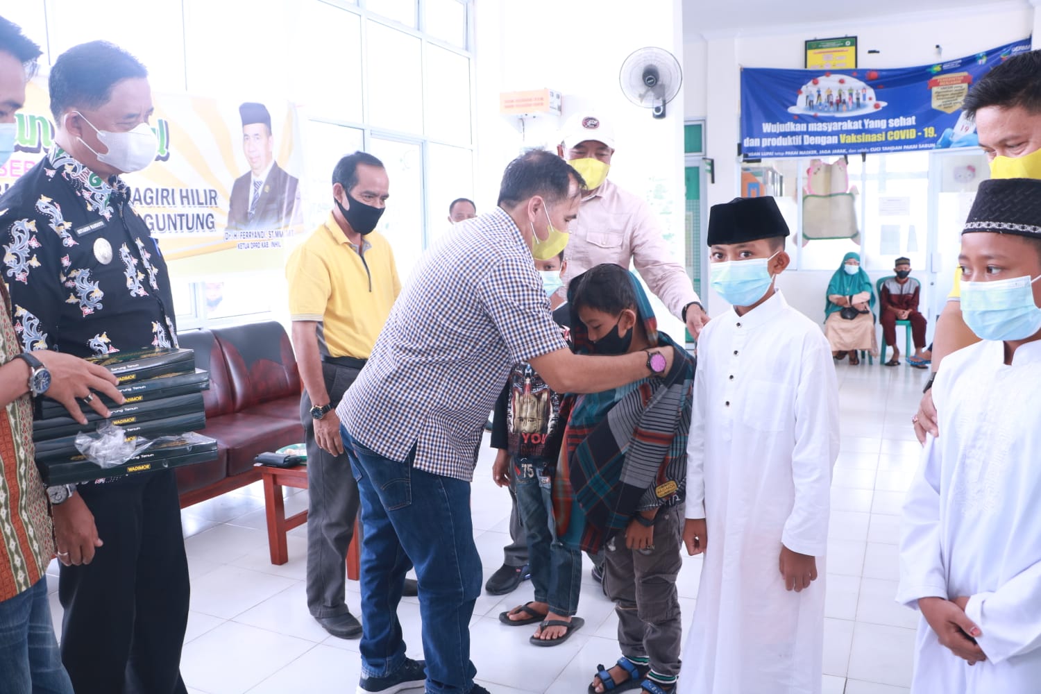 UPT Puskesmas Sungai Guntung Taja Khitanan Massal Bagi Anak Sekecamatan Kateman