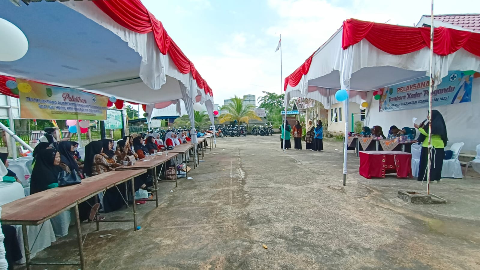 UPT Puskemas Tembilahan Hulu Gelar Jambore Kader Posyandu di Kelurahan Tembilahan Barat