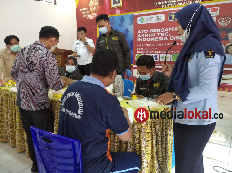 Cegah TBC, Dinkes Inhil Screning Kesehatan Warga Binaan Lapas Tembilahan