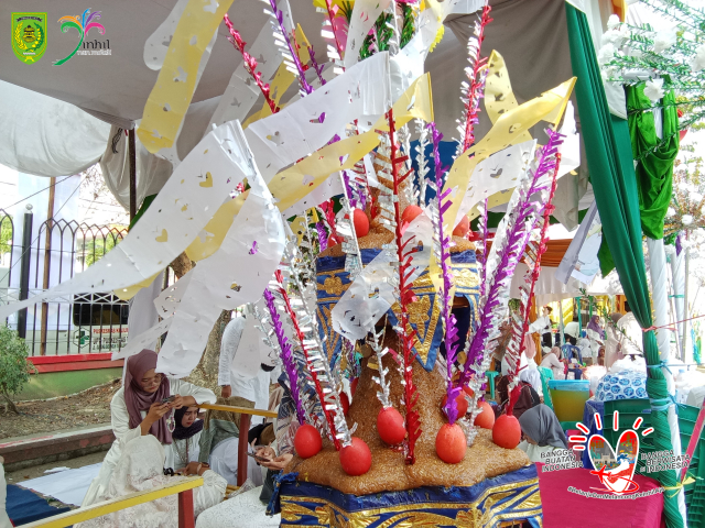 Bunga Tabak Telur Bagian Tradisi Masyarakat Inhil Dalam Kegiatan Keagamaan