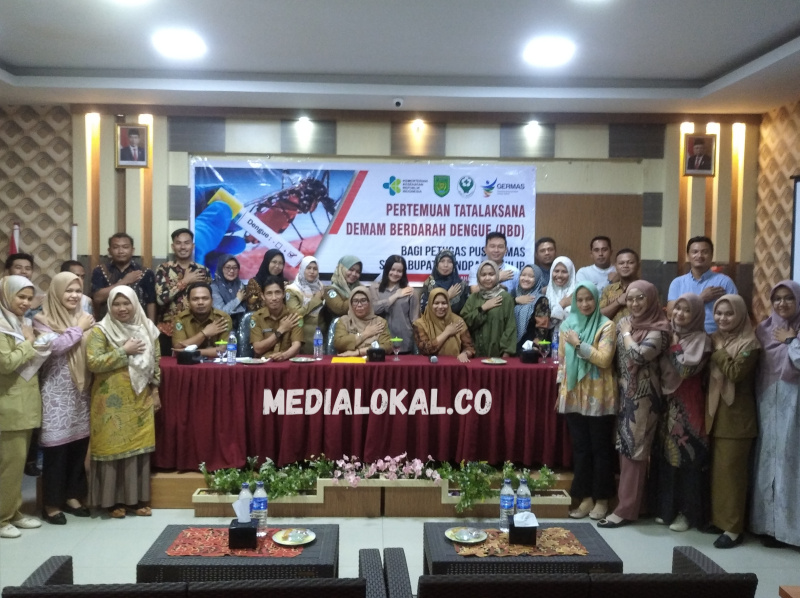 Dinkes Gelar Pertemuan Tatalaksana DBD Puskesmas se Kabupaten Indragiri Hilir