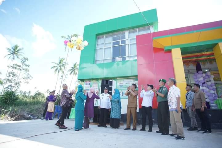 Peningkatan Pelayanan Kesehatan Gedung Baru UPT Puskesmas Kecamatan Mandah Diresmikan