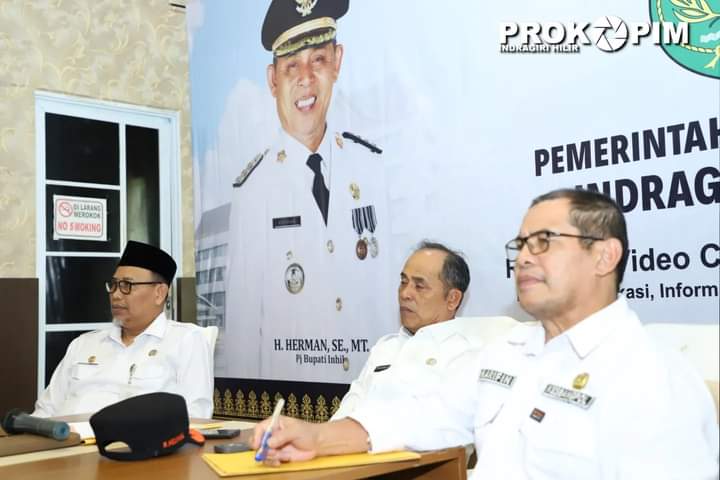 Pj Bupati Inhil Mengikuti Rakoor Penjabat Kepala Daerah