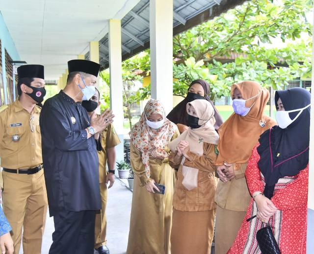 Hari ke-14 Ramadhan 1442 H, Pemkab Inhil Kunjungi Masyarakat Kecamatan Gaung