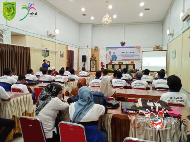 Peningkatan Kualitas SDM Pariwisata, Disparporabud Inhil Gelar Pelatihan Pokdarwis