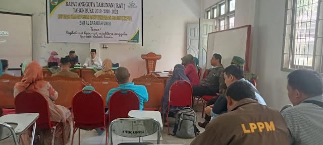 Diskop dan UKM Inhil Hadiri RAT BMT Al-Barokah Unisi