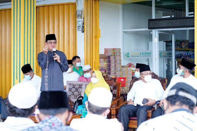 Bupati Lepas 2700 Paket Premium Ramadhan Berkah 1442 H dari Baznas Inhil 