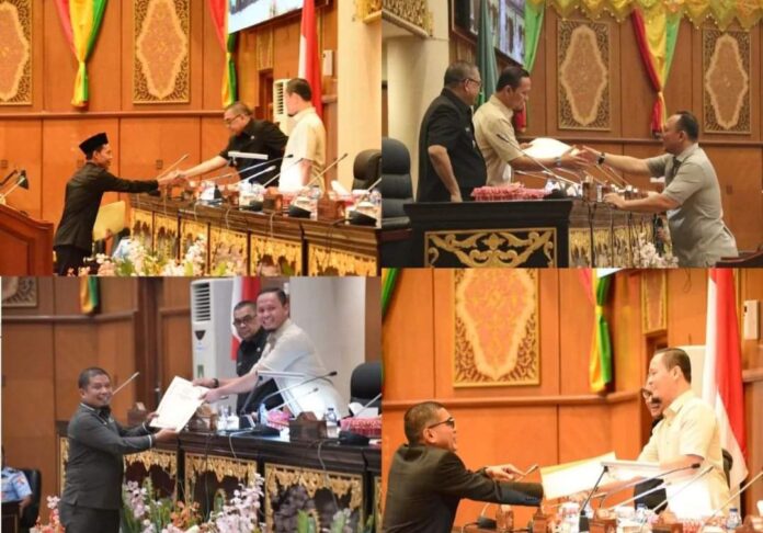 DPRD Provinsi Riau Paripurna Beberapa Agenda