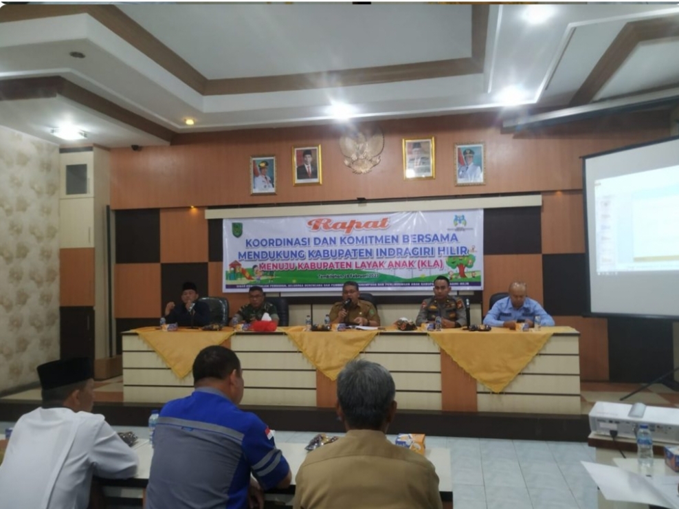 Galeri DP2KBP3A Inhil Laksanakan Rapat Koordinasi Kab/Kota Layak Anak (KLA)