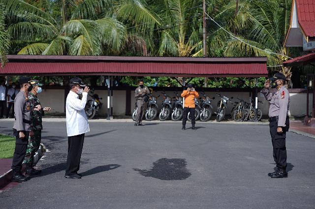 Bupati HM Wardan Pimpin Apel Gelar Pasukan Operasi Ketupat Lancang Kuning 2021