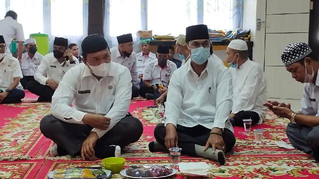 Serangkaian dengan Maulid Nabi Muhammad SAW, Disdik Inhil Gelar Pisah Sambut Pejabatnya