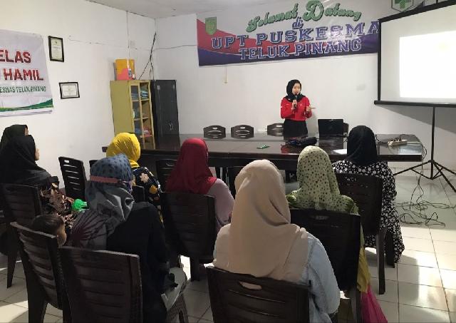 Setiap Bulan, UPT Puskesmas Teluk Pinang Buka Kelas Khusus Ibu Hamil