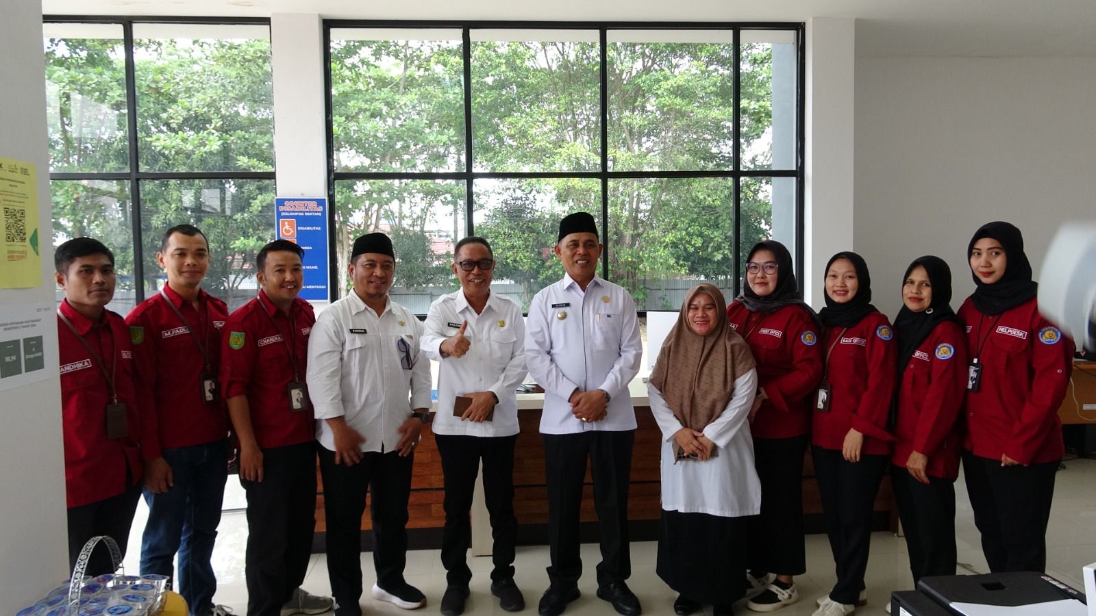 Bupati Inhil Saksikan Penandatanganan Perjanjian Kerja Sama Gerai Mal Pelayanan Publik