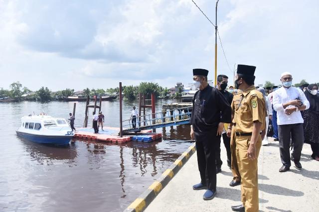 Hari ke-14 Ramadhan 1442 H, Pemkab Inhil Kunjungi Masyarakat Kecamatan Gaung